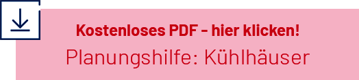 Kontakt-Box mit Link für kostenlose PDF-Planungshilfe Dokument Kühlhalle Download